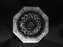 Clear Hobstar Design, Octagonal Shape: Four Slot Ashtray, 3"  -- MG#205