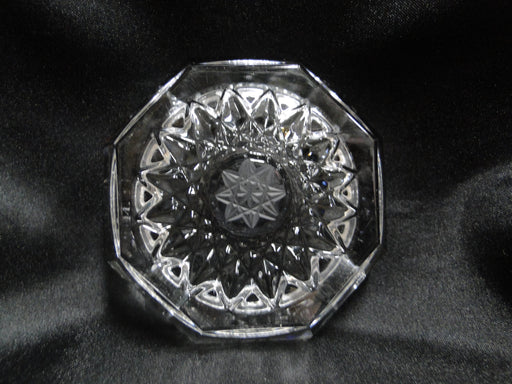 Clear Hobstar Design, Octagonal Shape: Four Slot Ashtray, 3"  -- MG#205