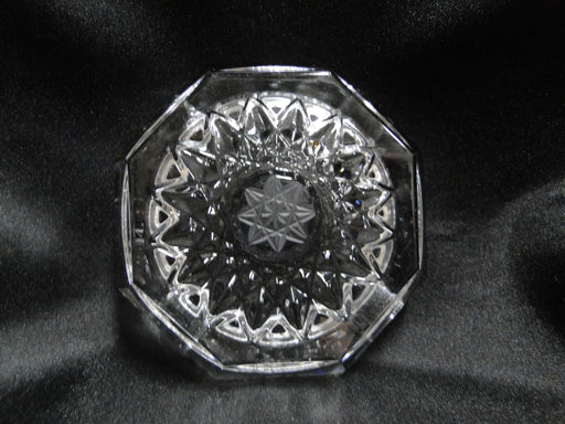 Clear Hobstar Design, Octagonal Shape: Four Slot Ashtray, 3"  -- MG#205