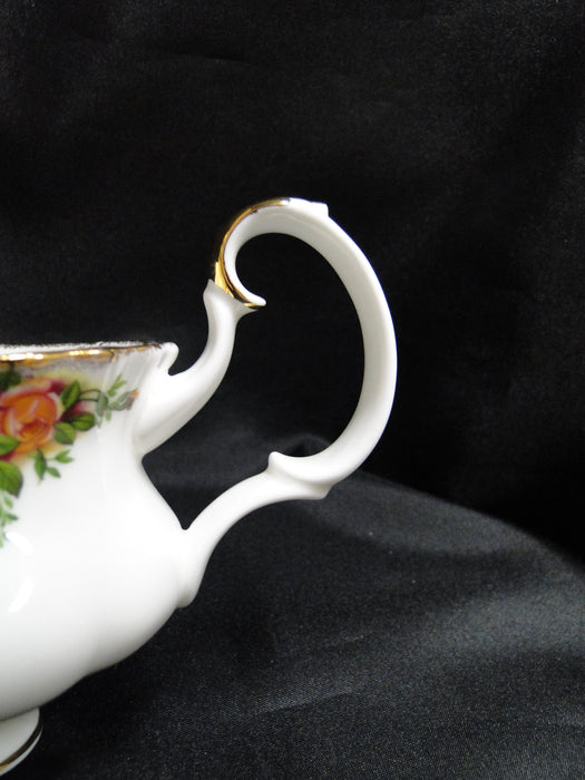 Royal Albert Old Country Roses, England: Gravy Boat & Separate Underplate