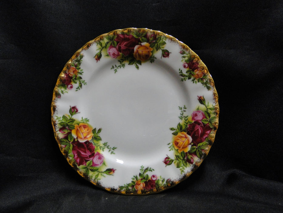 Royal Albert Old Country Roses, England: Round Covered Butter Dish & Lid