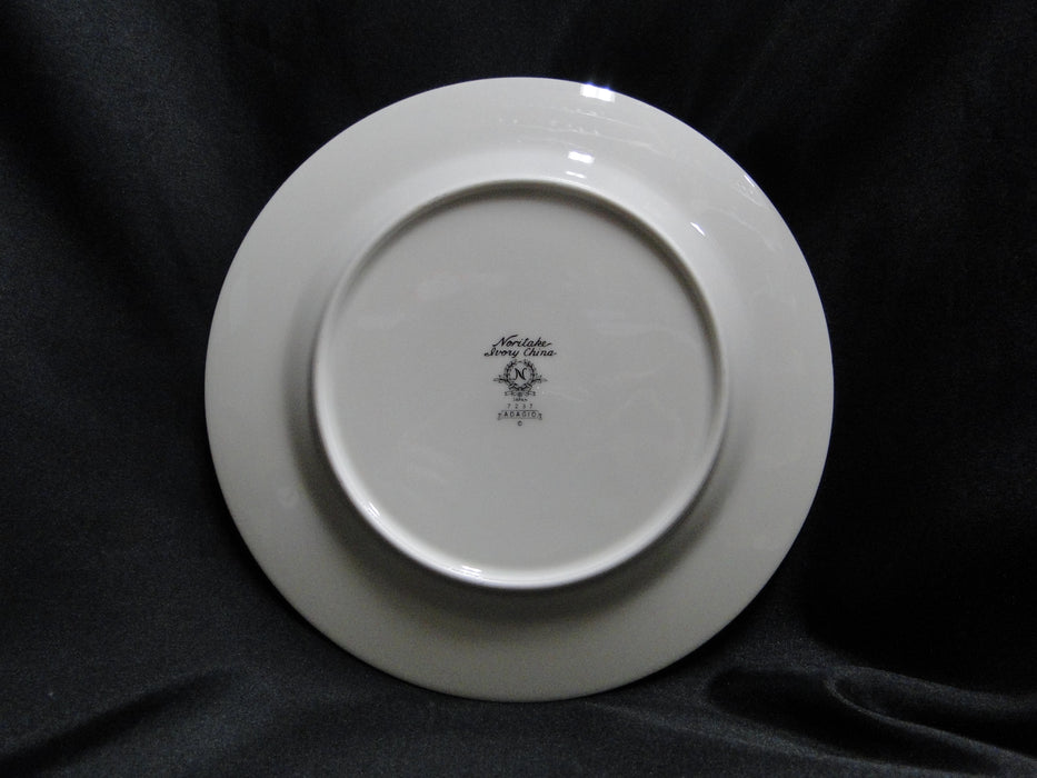 Noritake Adagio, 7237, Ivory w/ Floral Sprays, Platinum: Salad Plate, 8 3/8"