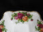 Royal Albert Old Country Roses, England: Square Sweet Meat Dish, 4 3/4" x 1 3/8"