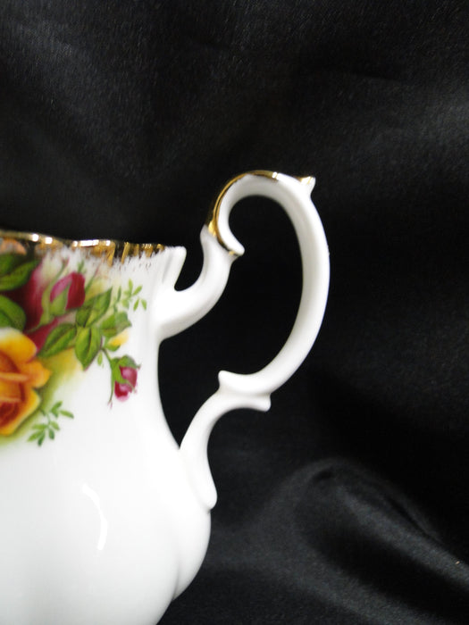 Royal Albert Old Country Roses, England: Creamer / Cream Pitcher, 4 1/4" Tall