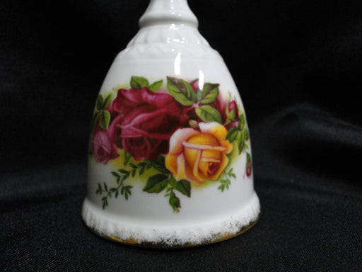Royal Albert Old Country Roses, England: Bell w/ Clapper, 4 5/8" Tall