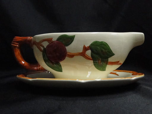 Franciscan Apple, USA: Gravy Boat w/ Attached Underplate, As Is