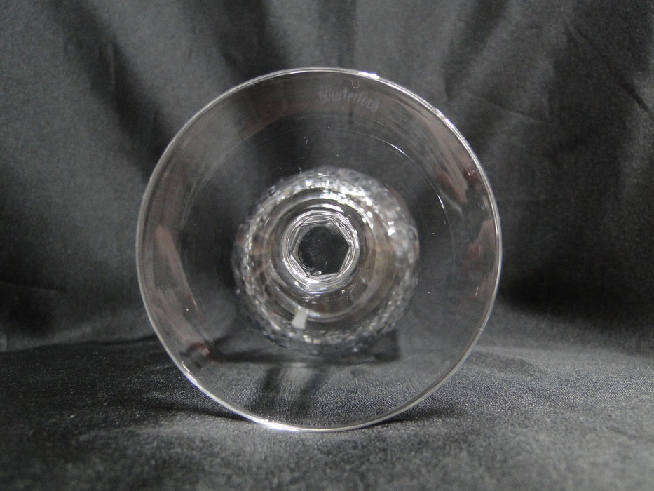 Waterford Crystal Colleen, Tall Stem, Thumbprints: Water Goblet, 7", As Is
