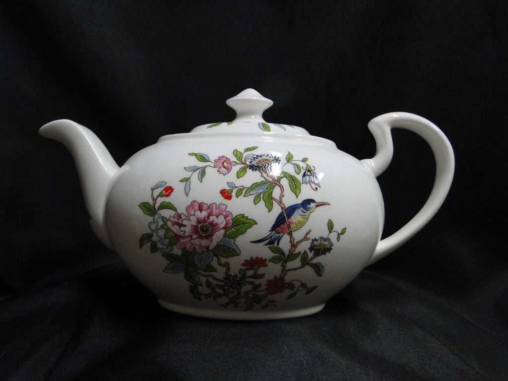 Aynsley Pembroke, Bird & Florals: Teapot & Lid, 5 1/4
