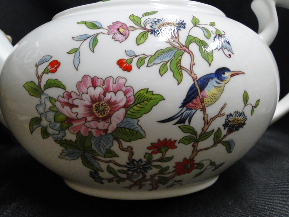 Aynsley Pembroke, Bird & Florals: Teapot & Lid, 5 1/4" Tall, No Trim