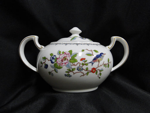 Aynsley Pembroke, Bird & Florals: Sugar Bowl & Lid, 4 1/8"