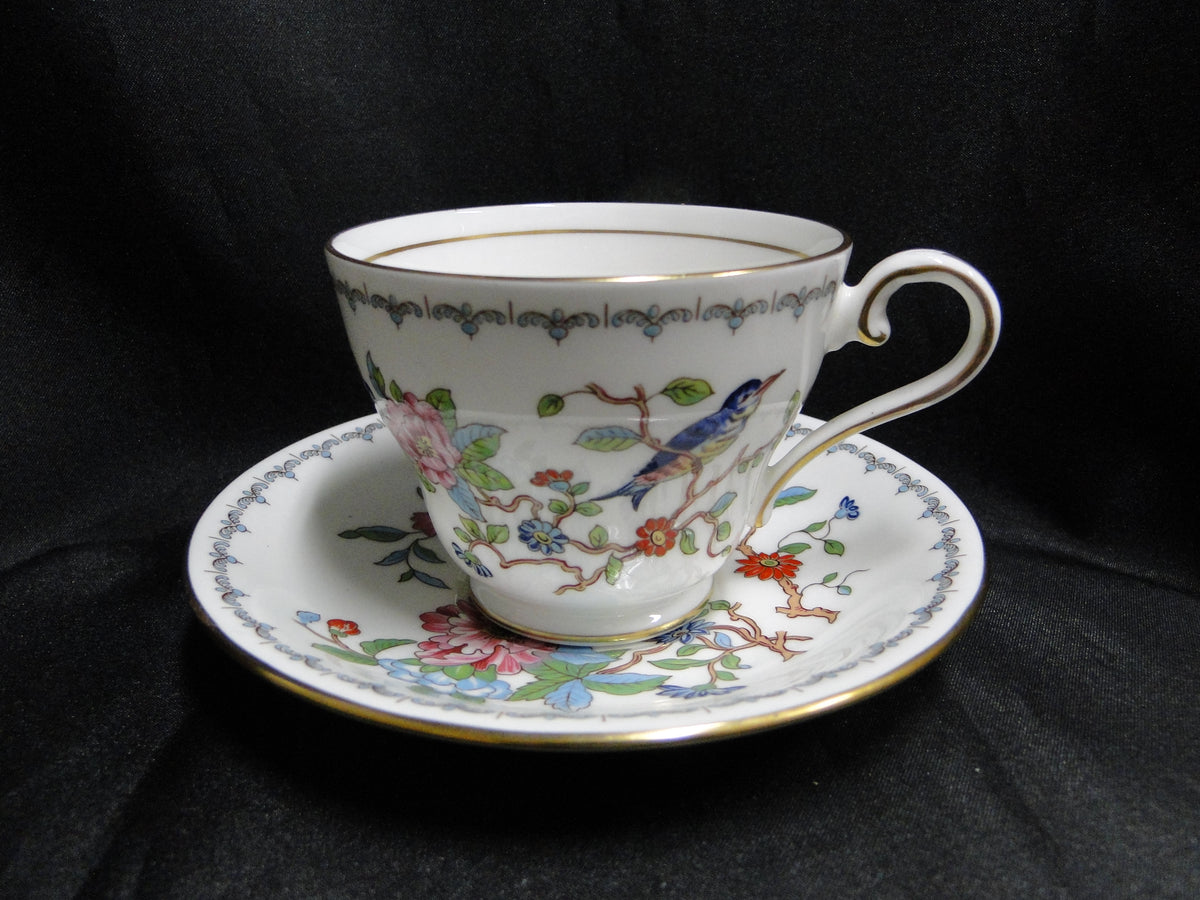 Aynsley Pembroke, Bird & Florals: Cup & Saucer Set (s), 2 5