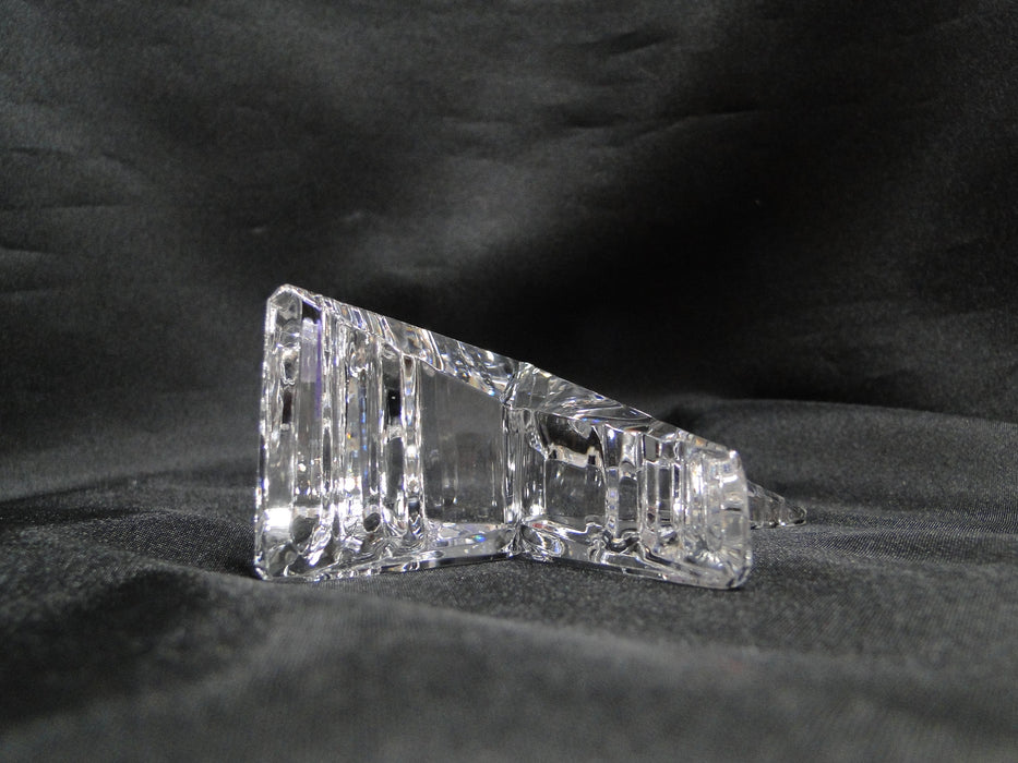 Waterford Crystal Paperweight: Clear Standing Star, 3 3/4", As Is