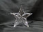 Waterford Crystal Paperweight: Clear Standing Star, 3 3/4", As Is