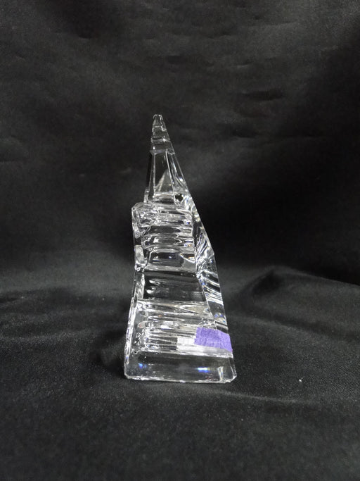 Waterford Crystal Paperweight: Clear Standing Star, 3 3/4", As Is