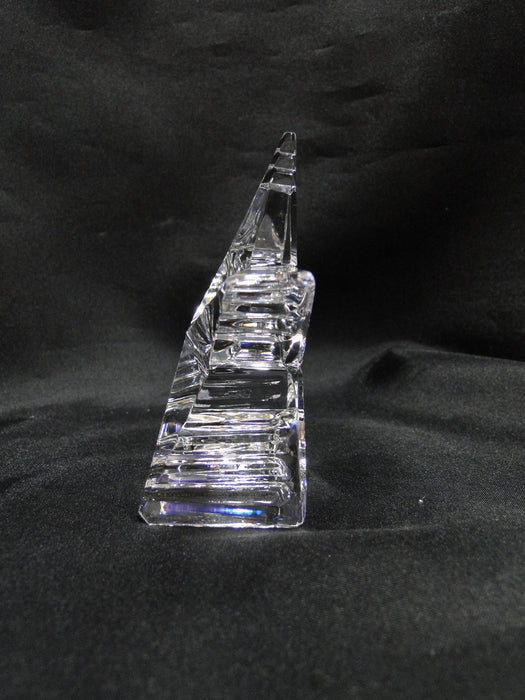Waterford Crystal Paperweight: Clear Standing Star, 3 3/4", As Is