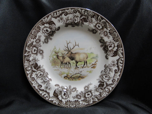 Spode Woodland Winter Scenes Elk: NEW Dinner Plate (s), 10 1/2", Box