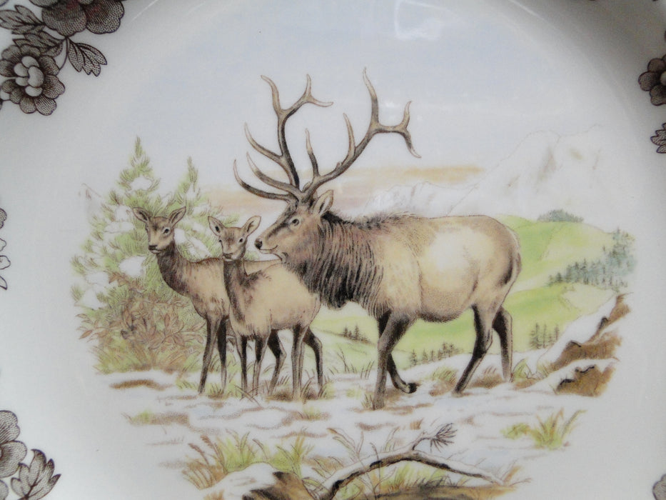 Spode Woodland Winter Scenes Elk: NEW Dinner Plate (s), 10 1/2", Box