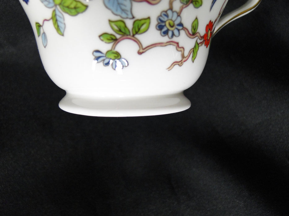 Aynsley Pembroke, Bird & Florals: Cup & Saucer Set (s), 2 5/8", White Foot