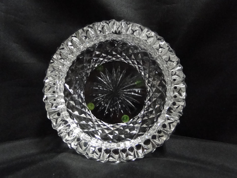 Waterford Crystal, Clear w/ Vertical & Diamond Cuts: 3-Slot Ashtray, 6" x 1 7/8"