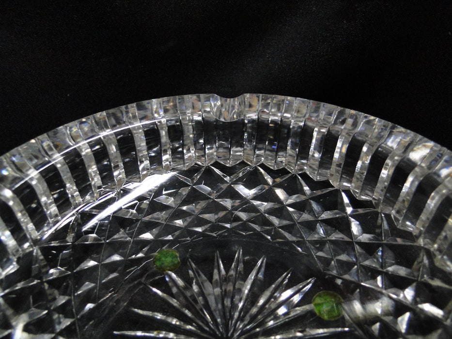 Waterford Crystal, Clear w/ Vertical & Diamond Cuts: 3-Slot Ashtray, 6" x 1 7/8"