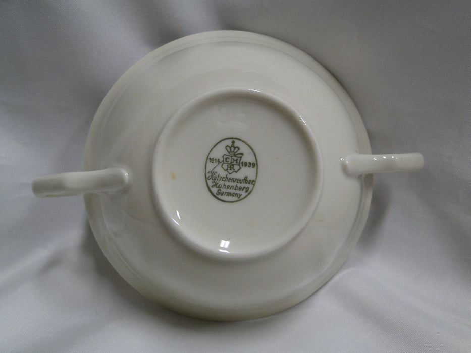 Hutschenreuther Turvel, All Cream, No Trim: Cream Soup Bowl (s), 1 7/8"