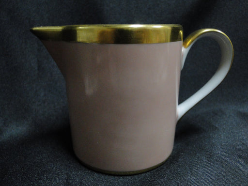 Fitz & Floyd Versailles, Dusty Rose, Gold Trim: Creamer / Cream Pitcher, 3"