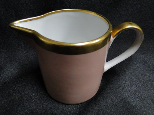 Fitz & Floyd Versailles, Dusty Rose, Gold Trim: Creamer / Cream Pitcher, 3"