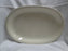 Hutschenreuther Turvel, All Cream, No Trim: Oval Serving Platter, 15 1/4"