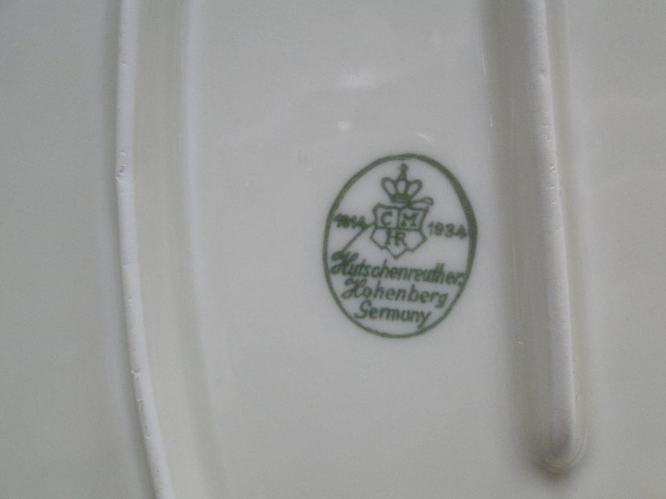 Hutschenreuther Turvel, All Cream, No Trim: Oval Serving Platter, 15 1/4"