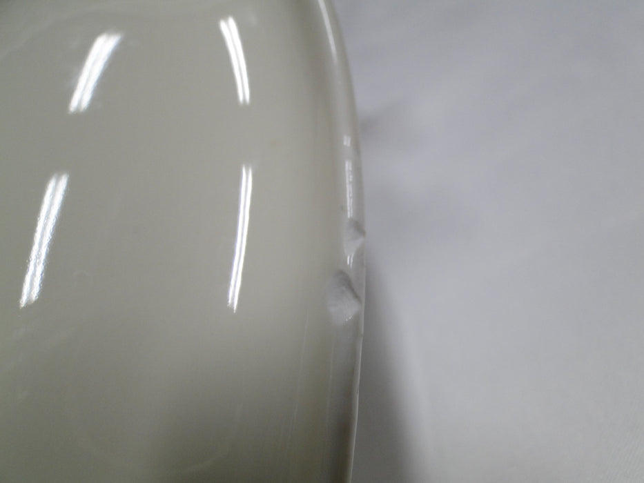 Hutschenreuther Turvel, All Cream, No Trim: Oval Serving Platter, 15 1/4", As Is