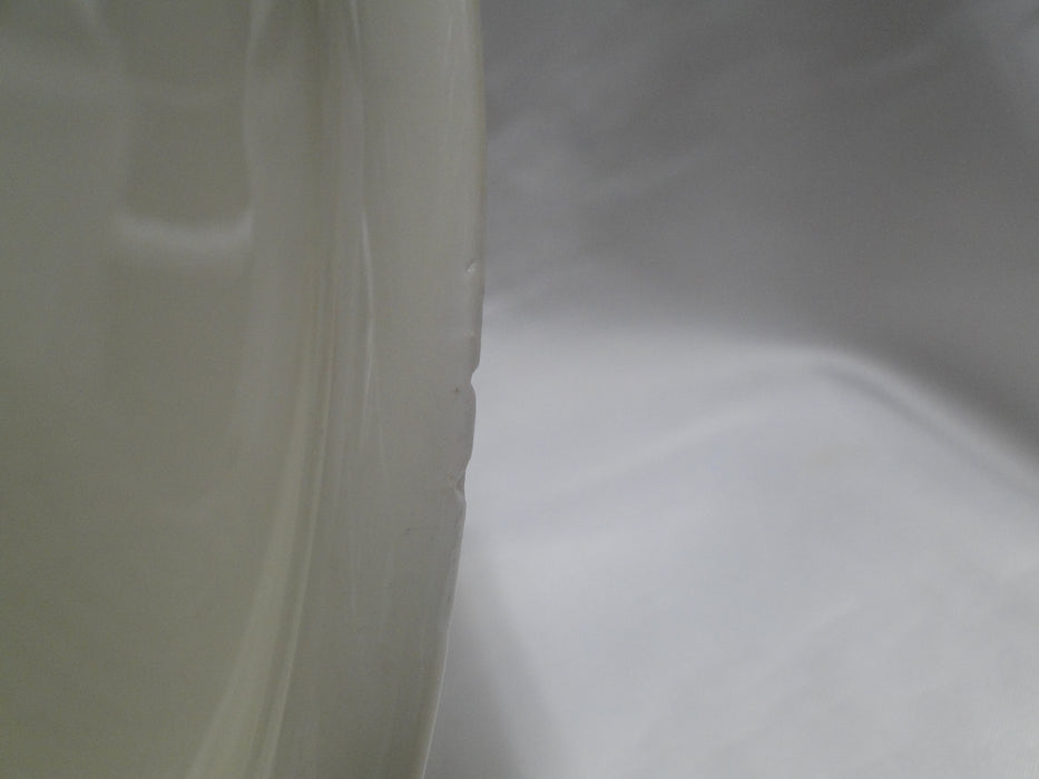 Hutschenreuther Turvel, All Cream, No Trim: Oval Serving Platter, 15 1/4", As Is