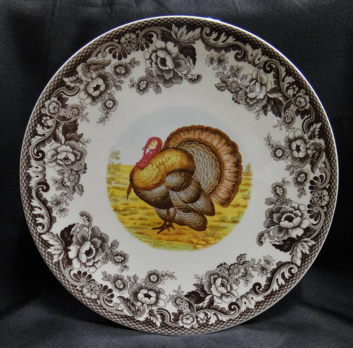 Spode Woodland Turkey Game Bird: NEW Footed Cake Stand (s), 10 3/4", Box
