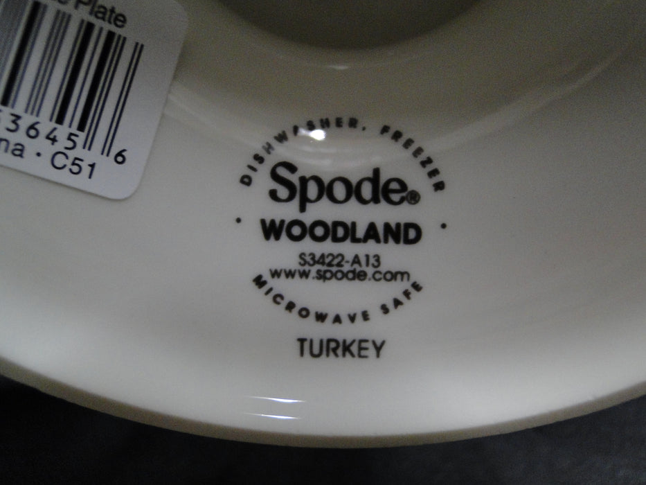 Spode Woodland Turkey Game Bird: NEW Footed Cake Stand (s), 10 3/4", Box