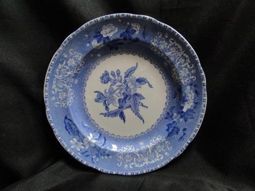 Copeland Spode's Camilla Blue, Blue Floral: Luncheon Plate, 9 1/4", Crazing