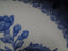 Copeland Spode's Camilla Blue, Blue Floral: Luncheon Plate, 9 1/4", Crazing