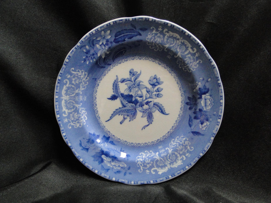 Copeland Spode's Camilla Blue, Blue Floral: Salad Plate, 7 5/8", Crazing