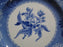 Copeland Spode's Camilla Blue, Blue Floral: Salad Plate, 7 5/8", Crazing