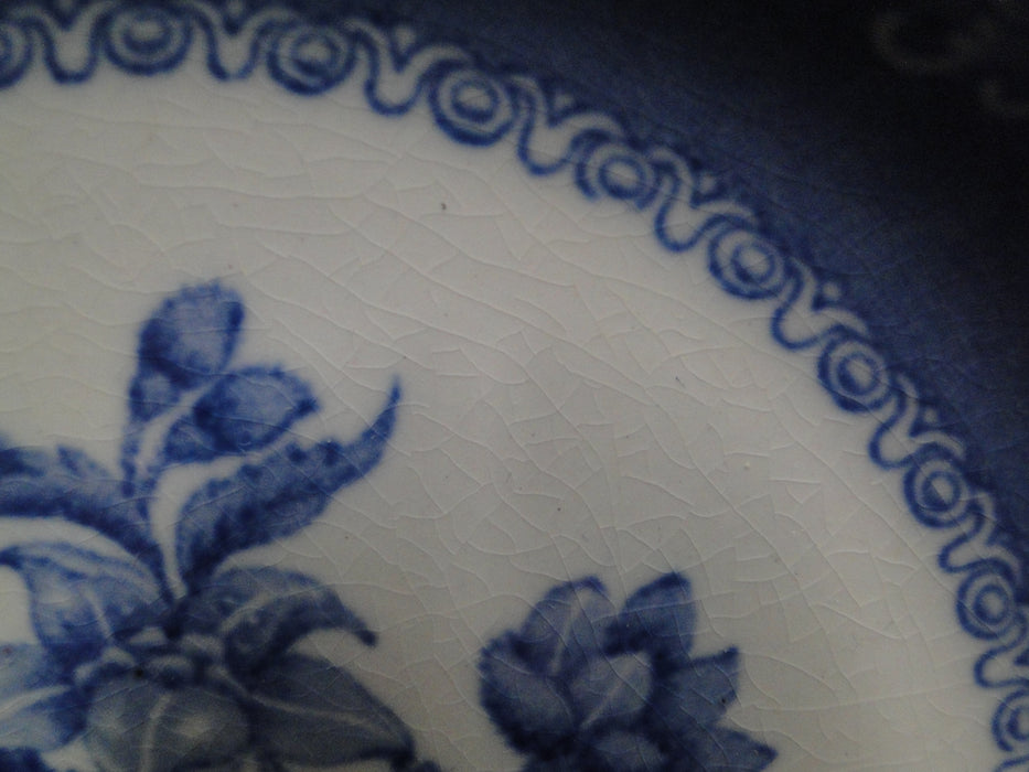 Copeland Spode's Camilla Blue, Blue Floral: Salad Plate, 7 5/8", Crazing
