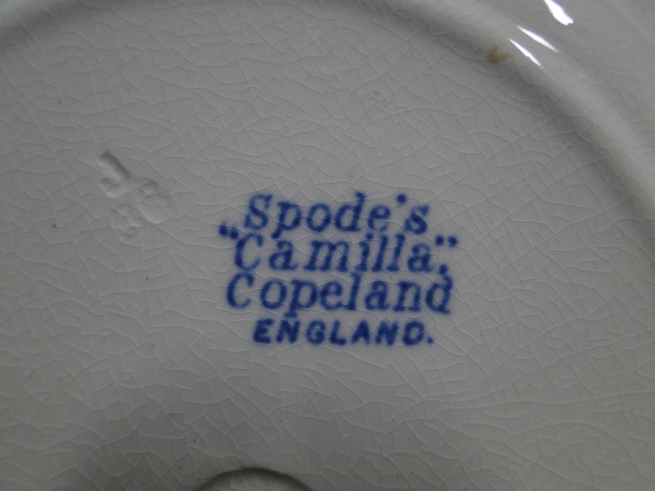 Copeland Spode's Camilla Blue, Blue Floral: Salad Plate, 7 5/8", Crazing