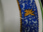 Royal Doulton RD94, Florals, Blue Panels, Green Trim: Motif C Dinner Plate 10.5"