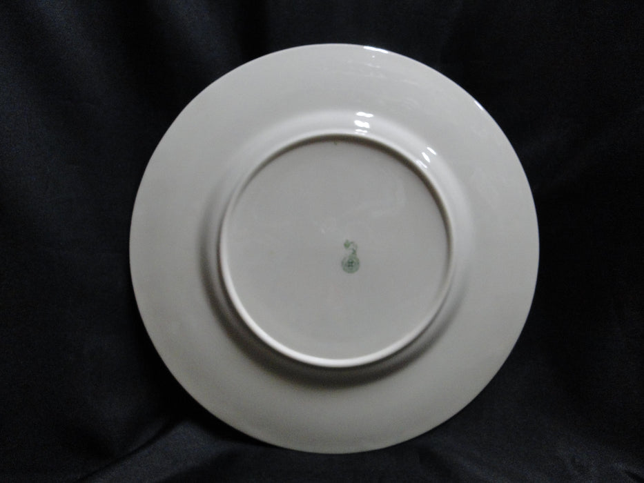 Royal Doulton RD94, Florals, Blue Panels, Green Trim: Motif E Dinner Plate 10.5"