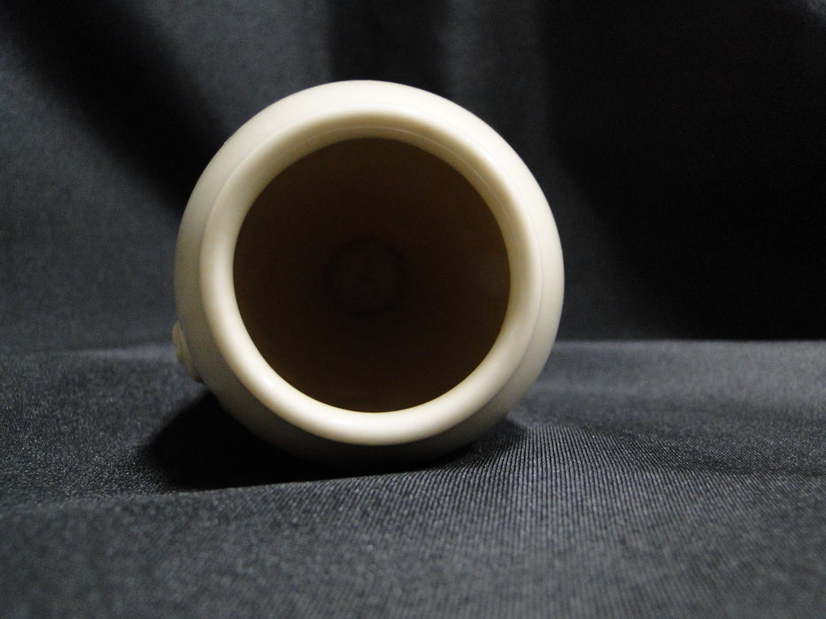 Lenox Rosebud Collection, Ivory Embossed Rose w/ Ribbon, Gold: Vase, 5 3/4"