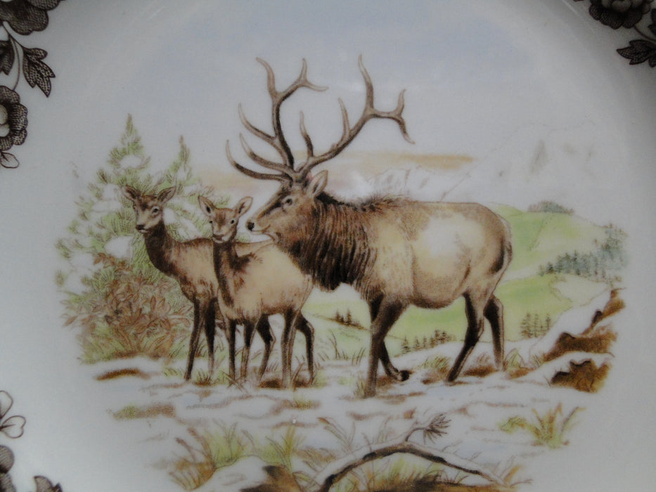 Spode Woodland Winter Scenes Elk: NEW Salad Plate (s), 7 3/4", Box