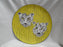 Franci for Taste Setter Villa Vanilla, Yellow: Dinner Plate, Tigers, 11 1/8"