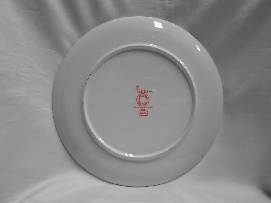 Franci for Taste Setter Villa Vanilla, Yellow: Dinner Plate, Tigers, 11 1/8"