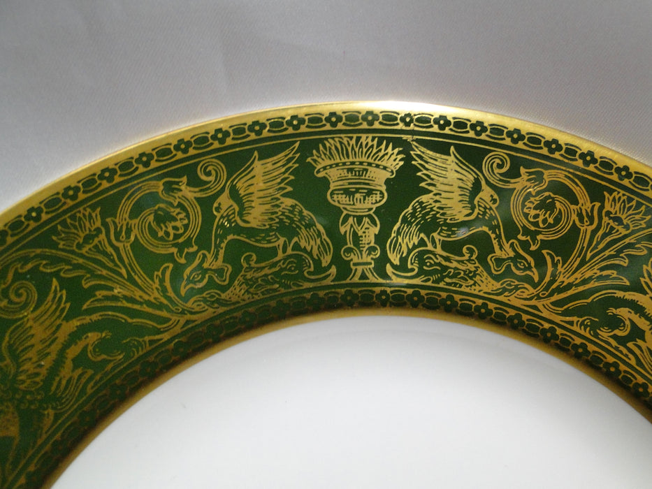 Wedgwood Florentine Dark Green W4170, Dragons: Salad Plate, 8 1/8", Scratches