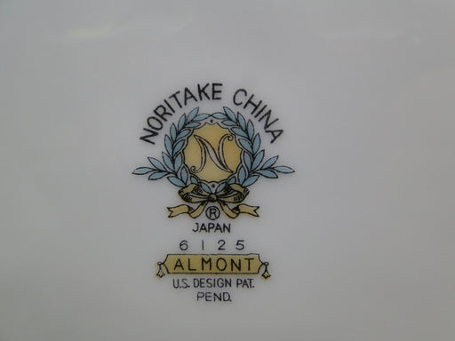 Noritake Almont, 6125, Blue Berries, Gray Leaves: Bread Plate (s), 6 3/8"