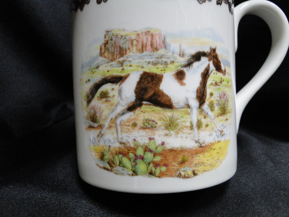 Spode Woodland Horses Paint: NEW Mug (s), 4 1/4" Tall, 16 oz