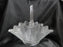 Smith Glass 177-1, Herringbone, Feathers, Clear: Basket, 14" x 12" x 7"