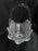 Smith Glass 177-1, Herringbone, Feathers, Clear: Basket, 14" x 12" x 7"